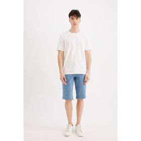 DeFacto A4805AX24SM - Mavi-NM39 Regular Fit Jean Bermuda Erkek Şort