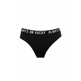 DeFacto A8335AX23HSBK81 Siyah Fall in Love Regular Fit Bikini Altı