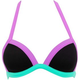 DeFacto B0237AX23HSBK81 Renkli Fall in Love Üçgen Bikini Üstü