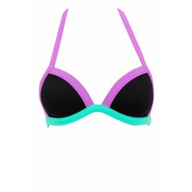 DeFacto B0237AX23HSBK81 Renkli Fall in Love Üçgen Bikini Üstü