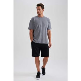 DeFacto B0650AX23SM Siyah-BK81 Erkek Regular Fit Şort