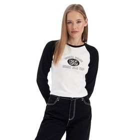 DeFacto B1958AX23AU Kadın Coool Fitted Uzun Kollu T-Shirt