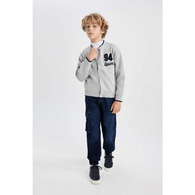 DeFacto B2957A823WN Erkek Çocuk Kargo Jogger Jogger Paça Jean Pantolon