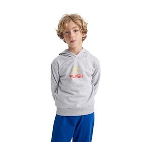 DeFacto B3589A823WN Erkek Çocuk The Flash Kapüşonlu Kalın Sweatshirt