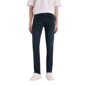 DeFacto B4539AX23AU NM40 Mavi Pedro Slim Fit Dar Kalıp Normal Bel Dar Paça Erkek Jean Pantolon