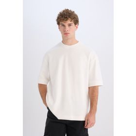 DeFacto B4844AX23WN Loose Fit Bisiklet Yaka Erkek T-shirt