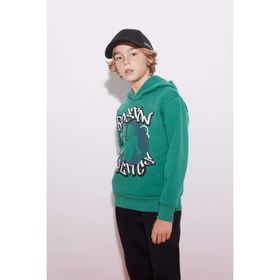 DeFacto B4909A823WN Erkek Çocuk NBA Boston Celtics Kapüşonlu Kalın Sweatshirt