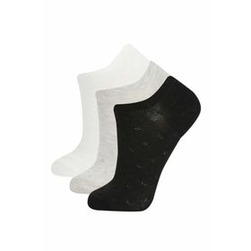 DeFacto B5224AXNS Kadın 3'lü Pamuklu Sneaker Çorap