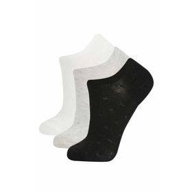DeFacto B5224AXNS Kadın 3'lü Pamuklu Sneaker Çorap