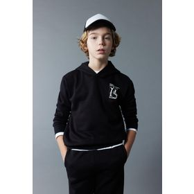 DeFacto B5945A823WN Erkek Çocuk Kapüşonlu Baskılı Kalın Sweatshirt