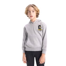 DeFacto B5945A823WN Erkek Çocuk Kapüşonlu Baskılı Kalın Sweatshirt