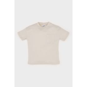 DeFacto B7005A525SM Bisiklet Yaka Basic Düz Kısa Kollu Erkek Bebek T-shirt