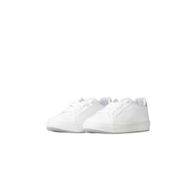 DeFacto Bağcıklı Düz Taban Suni Deri Beyaz Kadın Sneaker Ayakkabı
