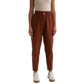 DeFacto Baggy Kahve Gabardin %100 Pamuk Kadın Pantolon