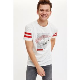 DeFacto Bisiklet Yaka Regular Fit Kısa Kollu Tişört R3441AZ20SM