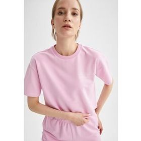 DeFacto Bisiklet Yaka Regular Fit Kısa Kollu Tişört R3441AZ20SM