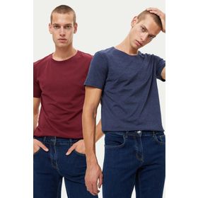 DeFacto Bisiklet Yaka Slim Fit Basic Tişört M4819AZ21SP