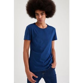 DeFacto Bisiklet Yaka Slim Fit Basic Tişört M4819AZ21SP