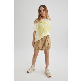 DeFacto C0125A824SP Kız Çocuk Poplin Etek