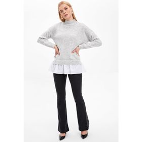 DeFacto Çizgili Comfort Fit Pantolon N6248AZ19WN