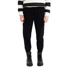 DeFacto Coool Siyah Kargo Jogger Gabardin Normal Bel Kadın Pantolon