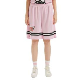 DeFacto D4219AX24HS Pembe-PN614 Kadın Hello Kitty Loose Fit Şort
