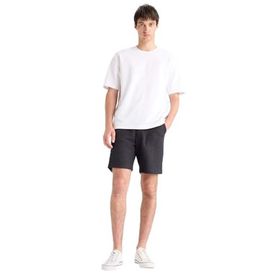 DeFacto E1236AX25SM Antrasit-AR222 Erkek Relax Fit Beli Bağcıklı Bermuda Şort
