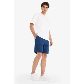DeFacto E1242AX25SM Lacivert-NV147 Erkek Relax Fit Gabardin Bermuda Şort