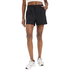 DeFacto E2543AX25SM Siyah-BK81 Kadın Standart Fit Dokuma Spor Şort
