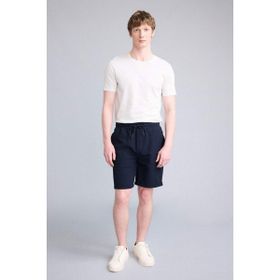 DeFacto E2606AX26SM Lacivert-NV82 Regular Fit Dokulu Basic Bermuda Erkek Şort