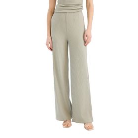 DeFacto E5783AX25SP KH400 Haki Slim Fit Dar Kesim Fitilli Kaşkorse Basic Düz Kadın Pantolon