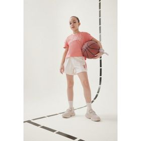 DeFacto E6699A825HS - Bej-BG700 Kız Çocuk NBA Miami Heat Beli Lastikli Şort