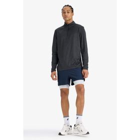 DeFacto E9365AX25AU Lacivert-NV253 Erkek Slim Fit Dar Kesim Sporcu İçi Taytlı Kısa Paça Şort