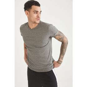 DeFacto Ekstra Slim Fit Bisiklet Yaka Floral Desenli Kısa Kollu Tişört U0284AZ21SM