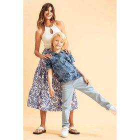 DeFacto Erkek Çocuk Dad Fit Yırtık Detaylı Jean Pantolon