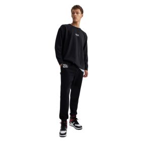 DeFacto Erkek Keith Haring Regular Fit Cepli Eşofman Altı, Siyah, L Pantolon