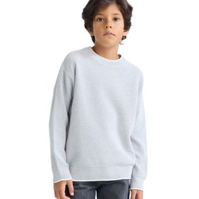 DeFacto F2065A825AU GR210 Gri Erkek Çocuk Triko Kazak 11 - 12 Yaş