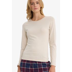 DeFacto F2546AX25AU Basic Uzun Kollu T-shirt