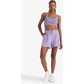 DeFacto F6898AX25SM Mor-PR315 Kadın Standart Fit Sporcu Kısa Paça Ribana Şort