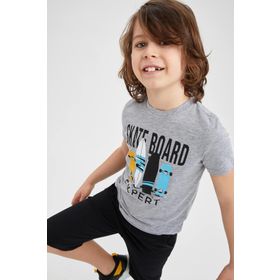 DeFacto F8992A4Z16HSWT34 Baskılı Erkek Çocuk Erkek Çocuk T-shirt