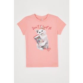 DeFacto F8994A4Z16HSWT34 Baskılı Erkek Çocuk Polo Erkek Çocuk T-shirt