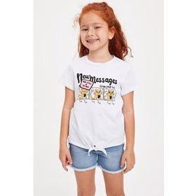 DeFacto F8994A4Z16HSWT34 Baskılı Erkek Çocuk Polo Erkek Çocuk T-shirt