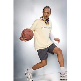 DeFacto F9802AX26SP Antrasit-AR104 Erkek NBA Los Angeles Lakers Spor Şort