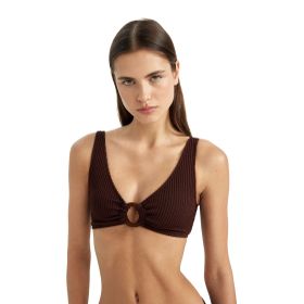DeFacto Fall İn Love Regular Fit Bürümcük Kahve Kadın Bikini