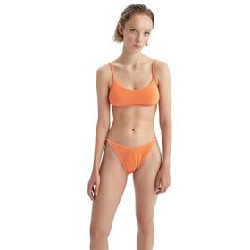DeFacto Fall İn Love Regular Fit Havlu Kumaş Turuncu Kadın Bikini