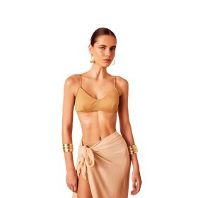 DeFacto Fall İn Love Regular Fit Parlak Kumaş Sarı Kadın Bikini