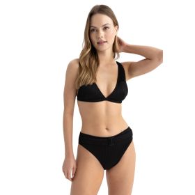 DeFacto Fall İn Love Regular Fit Ribana Siyah Kadın Bikini
