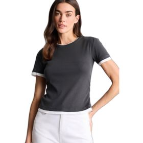 DeFacto G0927AX26SP AR215 Antrasit Slim Fit Ribana Kadın Eşofman Altı