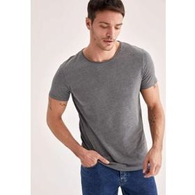 Defacto G5720AZ17SMTR113 Ekstra Slim Fit Basic Erkek T-shirt