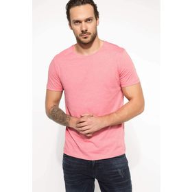 Defacto G5733AZ-18SM-PN64 Bisiklet Yaka Erkek T-Shirt